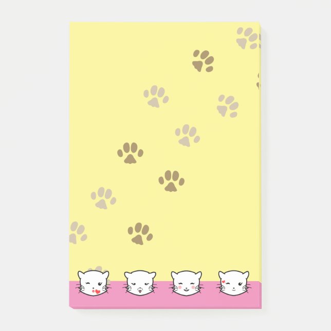 Bloco De Notas Cat Emoji Art 2 (Frente)