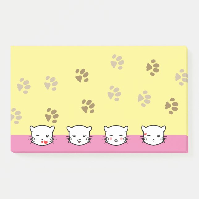 Bloco De Notas Cat Emoji Art 2 (Frente)