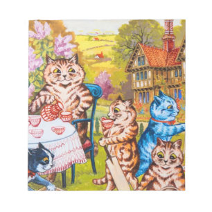 Bloco De Notas Cat Garden Party