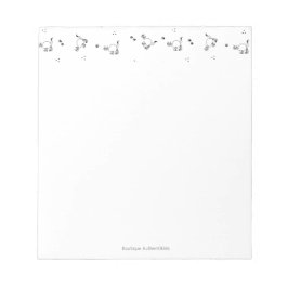 Bloco De Notas Cat Line Art Notepad