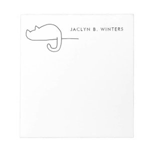 Bloco De Notas Cat Loaf Notepad Personalizado Do Cat Lover