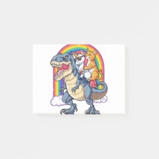 Bloco De Notas Cat Unicorn Dinossaur T rex Kitten amante