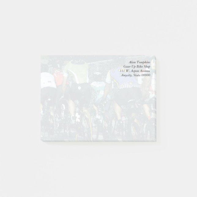 Bloco De Notas Cavaleiros da bicicleta (Frente)