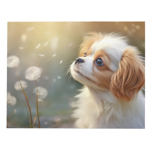 Bloco De Notas Cavalier King Charles Dog Pet Animal (Frente)