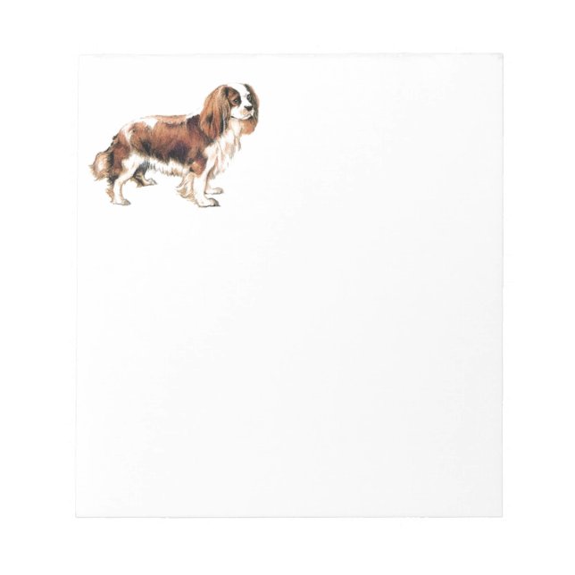 Bloco De Notas Cavalier King Charles Spaniel (Frente)