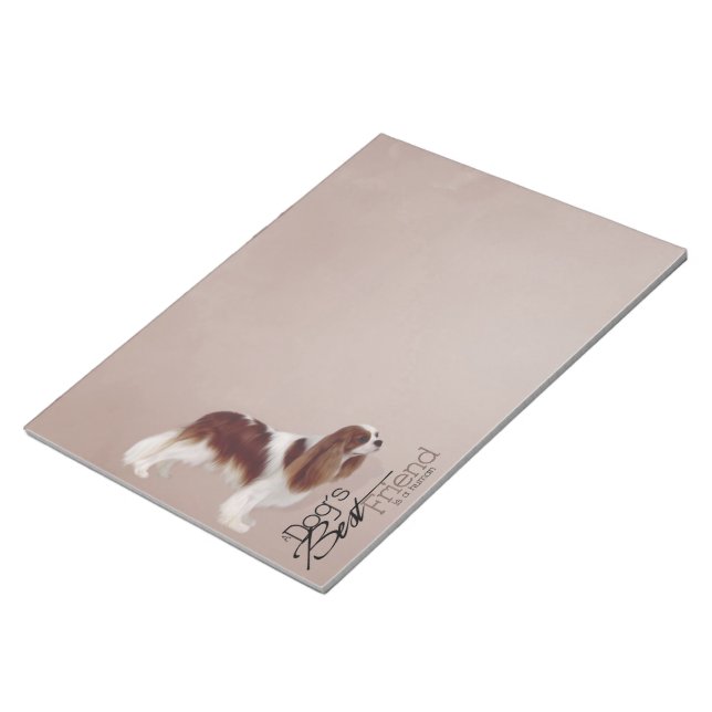 Bloco De Notas Cavalier King Charles Spaniel Notepad (Inclinado)