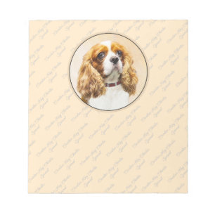 Bloco De Notas Cavalier King Charles Spaniel Original