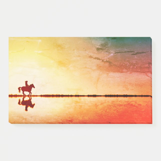 Bloco De Notas Cavalo e cavaleiro 1 (Frente)