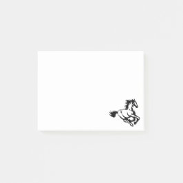 Bloco De Notas Cavalo em Execução