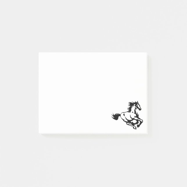 Bloco De Notas Cavalo em Execução (Frente)