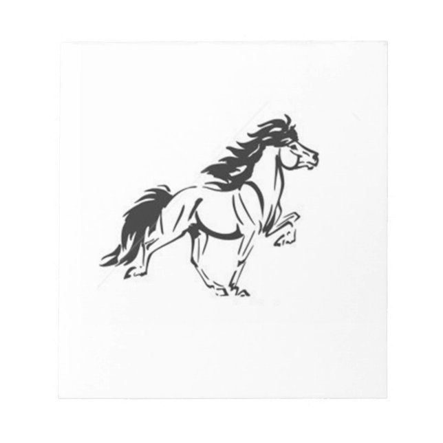 Bloco De Notas Cavalo islandês (Frente)