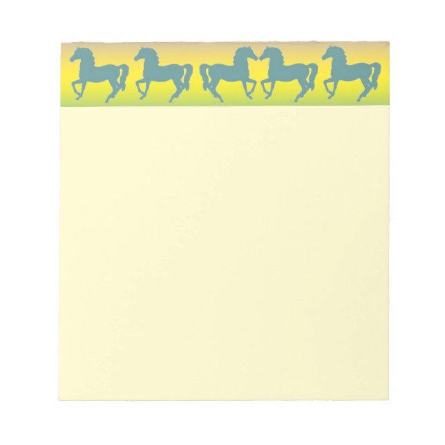 Bloco De Notas Cavalos (Frente)