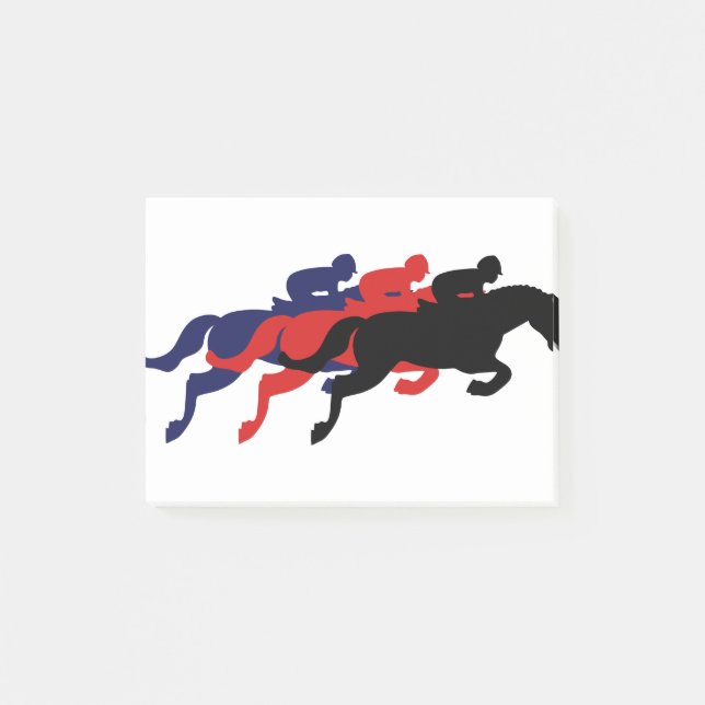 Bloco De Notas Cavalos de Corrida (Frente)