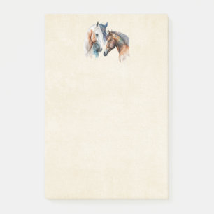 Bloco De Notas Cavalos Lindos no Estilo Western Boho