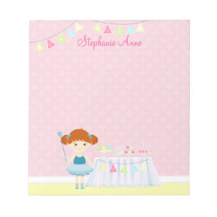 Bloco De Notas Celebração do Cupcake Ballerina
