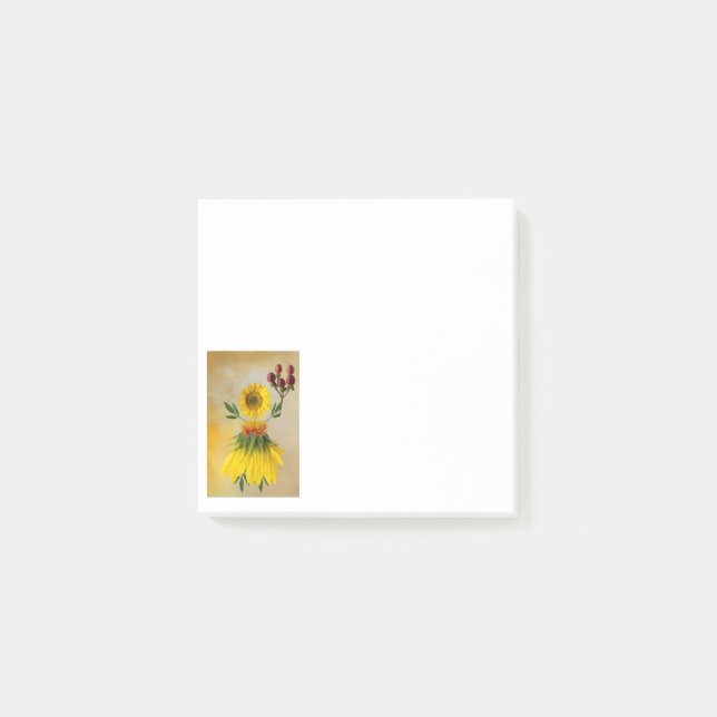 Bloco De Notas Celebração Rapariga Posta as notas (Frente)