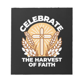 Bloco De Notas Celebrar a fé com a colheita - Arte inspiradora
