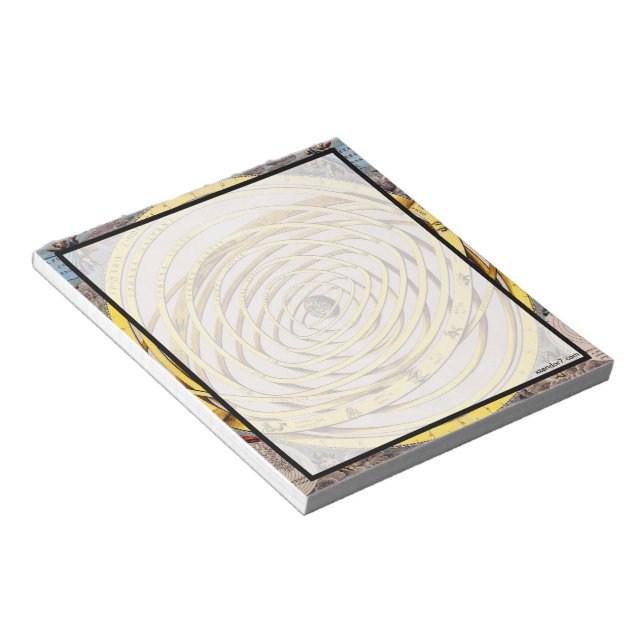Bloco De Notas Celestial Map Andres Celarius Notepad (Inclinado)