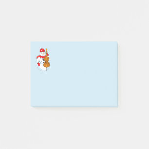 Bloco De Notas Cello Snowman