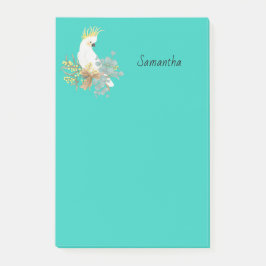 Bloco De Notas Cenoura Cockatoo Personalizada