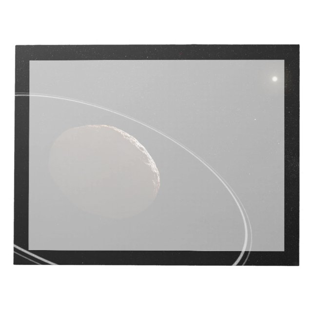 Bloco De Notas Centaur 1099 Chariklo E Seus Anéis. (Frente)