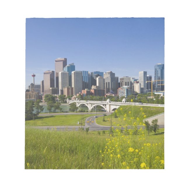 Bloco De Notas Center Rua Bridge and Centro Calgary, Alberta, 2 (Frente)