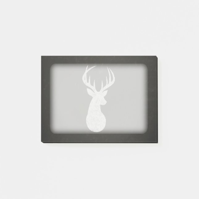 Bloco De Notas Cervos com o desenho de giz dos Antlers (Frente)