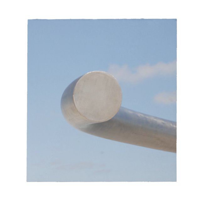 Bloco De Notas Céu Azul Metálico (Frente)