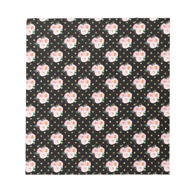 Bloco De Notas Chalkboard Floral (Frente)