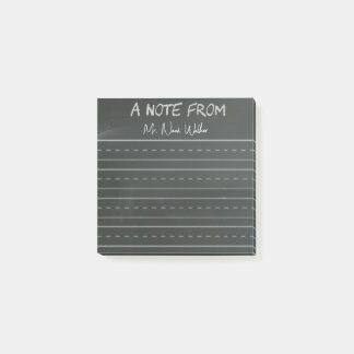 Bloco De Notas Chalkboard Themed Post-it Notes