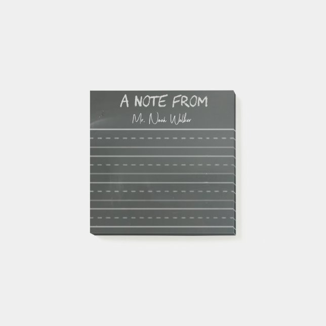 Bloco De Notas  Chalkboard Themed Post-it Notes (Frente)