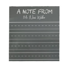 Bloco De Notas Chalkboard Themed Posta-it Notas