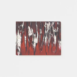 Bloco De Notas Chamas em vermelho a preto