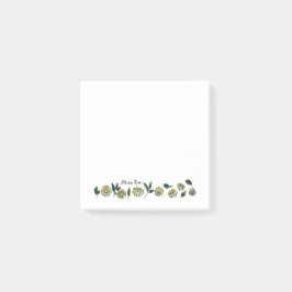 Bloco De Notas Chamomile Floral Banner Postado - Notas