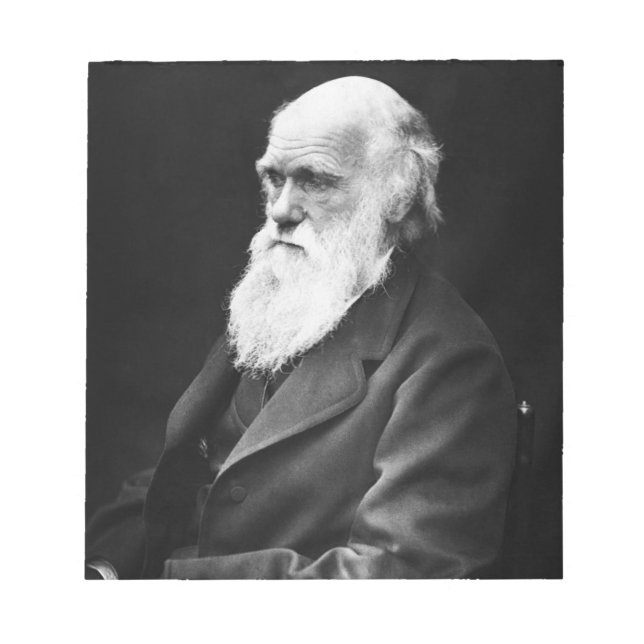 Bloco De Notas Charles Darwin Portrait (Frente)