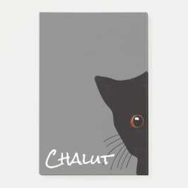 Bloco De Notas chat noir