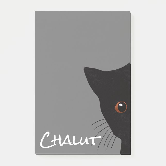 Bloco De Notas chat noir (Frente)