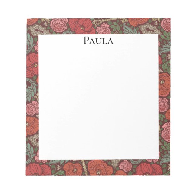 Bloco De Notas Chave Velha de Travessa Steampunk Vitoriana Papoul (Frente)