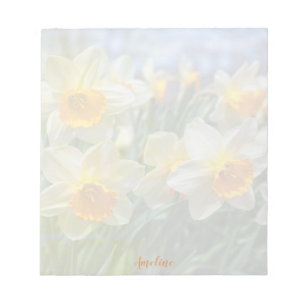Bloco De Notas Cheery Daffodils