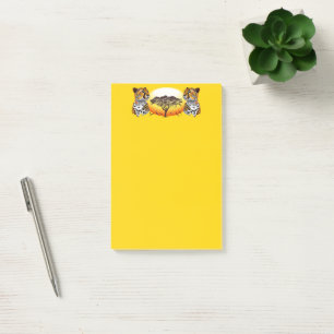 Bloco De Notas Cheetah African Feline Wild Animal