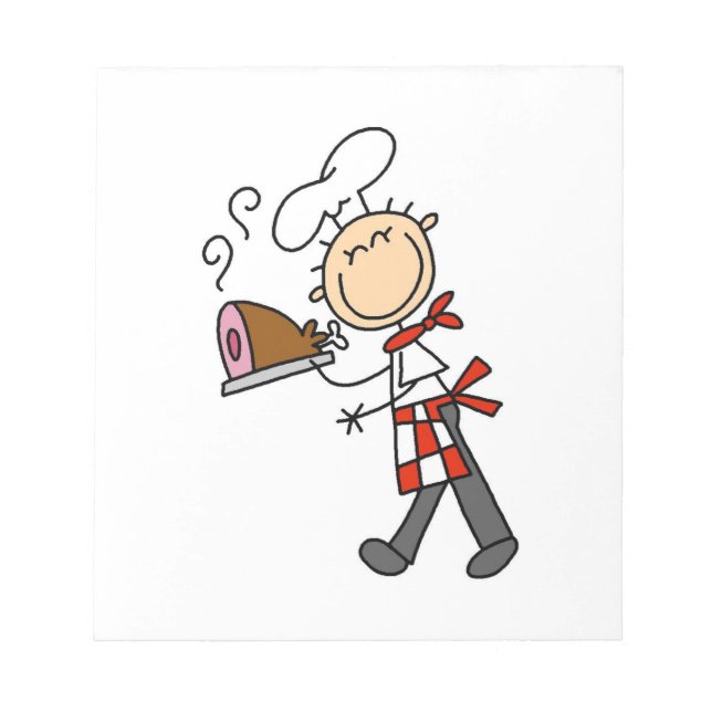 Bloco De Notas Chef Com Presunto Assado (Frente)