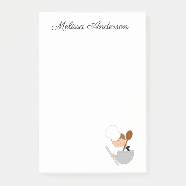 Bloco De Notas Chef de cozinha (Frente)