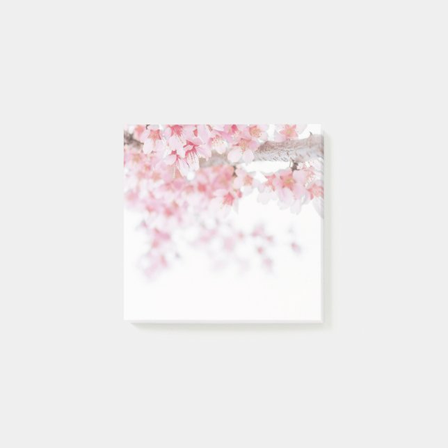 BLOCO DE NOTAS CHERRY BLOSSOM FLORAL POSTE AS NOTAS (Frente)