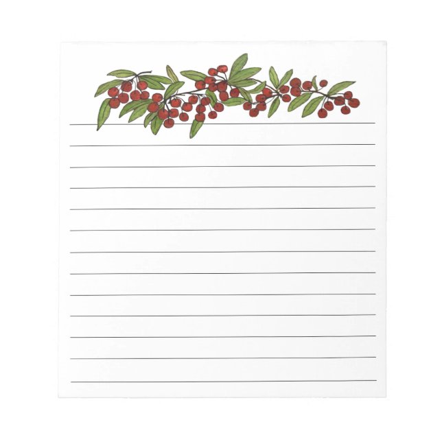 Bloco De Notas Cherry Notepad (Frente)