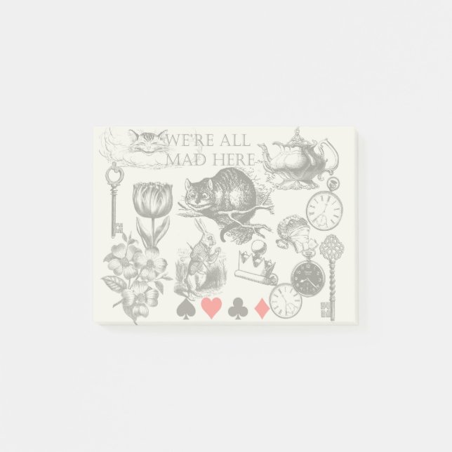 Bloco De Notas Cheshire Cat Classic Alice em Maravilderland (Frente)