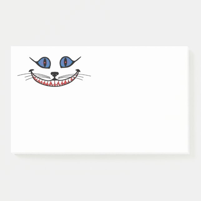 Bloco De Notas Cheshire Cat Smile  (Frente)