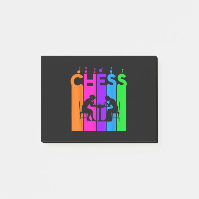 Bloco De Notas Chess Bubble Hobby E O Esporte Dão Ideia (Frente)