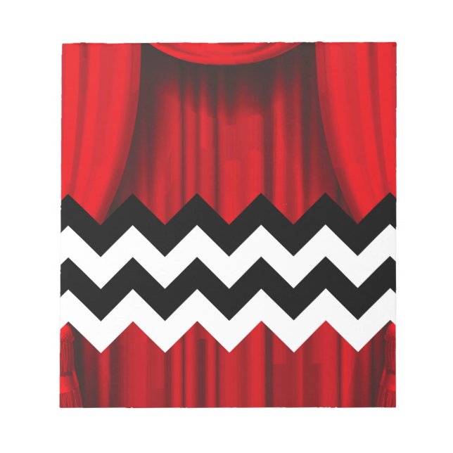Bloco De Notas chevon preto (Frente)