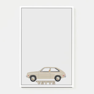 Bloco De Notas Chevrolet Chevette Vette - carro retrô clássico