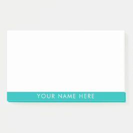 Bloco De Notas Chic Custom Name Sticky Notes for Office&Home Use
